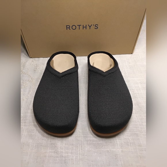 Rothy’s The Hemp Casual Clog in Black - Picture 4 of 5